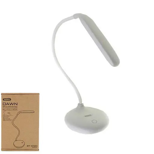 Акумуляторна настільна Led лампа Remax RL-E190 Dawn підставка Білий - фото 4