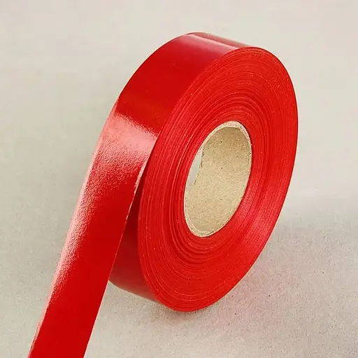 Лента для подарков и цветов 70 м, красная