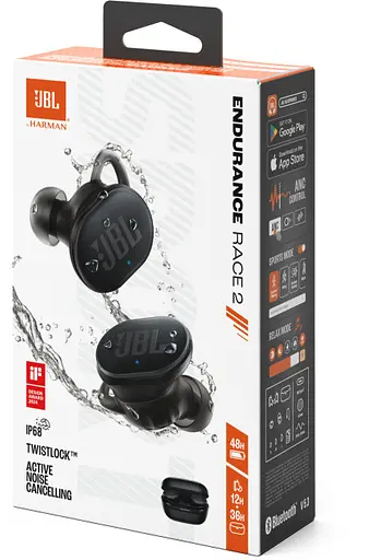 Навушники бездротові JBL Endurance Race 2 (JBLENDURACE2BLK) чорні - фото 9