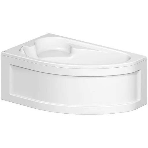 Ванная асимметричная Cersant Kalope 160x100 левая с ножками S301-292 - фото 1