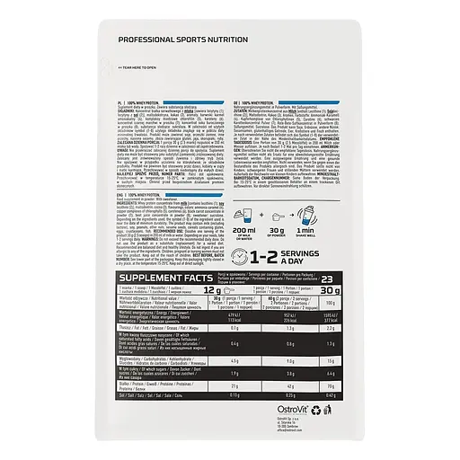 Протеїн OstroVit Whey Protein 700 гів Кокос-мигдаль - фото 2