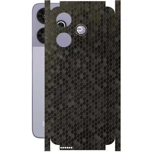Захисна плівка StatusSKIN для Xiaomi Poco M6 Plus Корпус Вініл Соти чорні