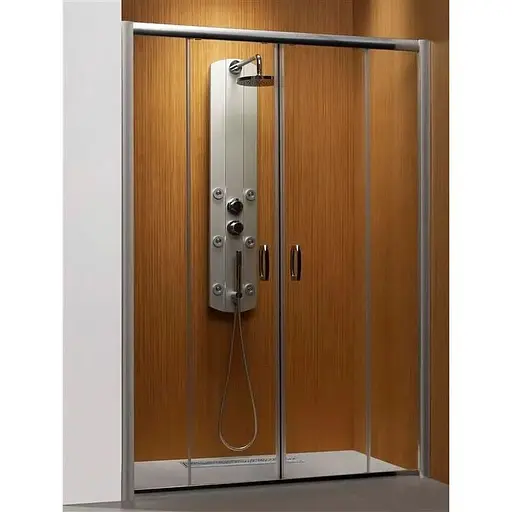 Душові двері Radaway Premium Plus DWD 160 см стекло коричневе 33363-01-08N - фото 1