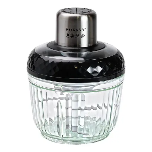 Чоппер подрібнювач Sokany SK-YM-7032 багатофункціональний, чорний Sokany SKYM7032B - фото 3