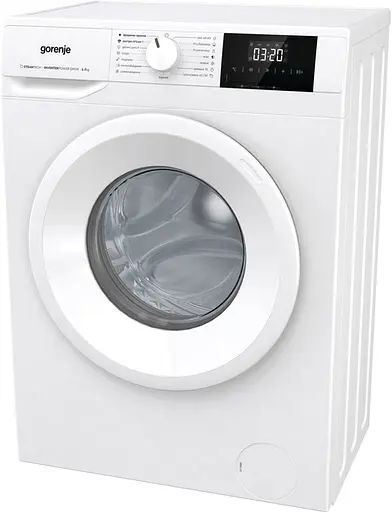 Стиральная машина Gorenje фронтальная 7 кг 1200 A+ 43.5 см дисплей пар инвертор белый - фото 4