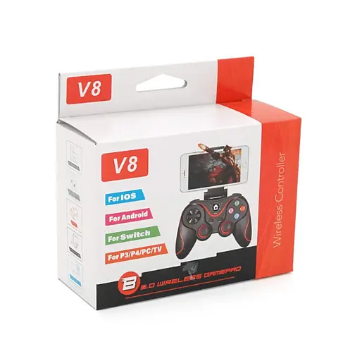 Геймпад Bluetooth джойстик для смартфона Voltronic V-8 PC/PS3/PS4/Android Black - фото 5