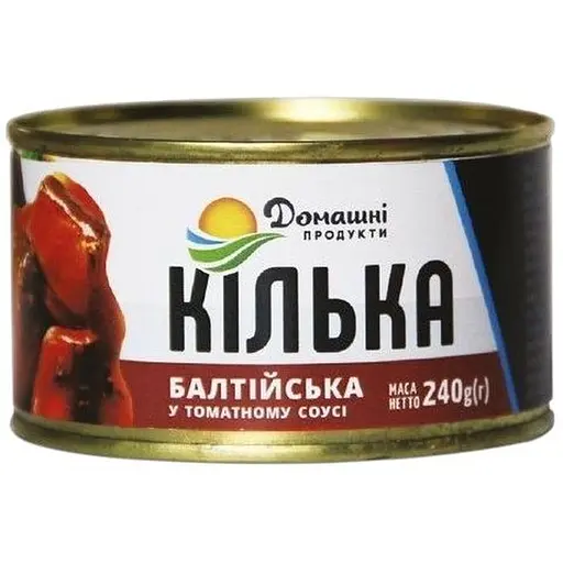 Кілька балтійська Домашні продукти в томатному соусі 240 г