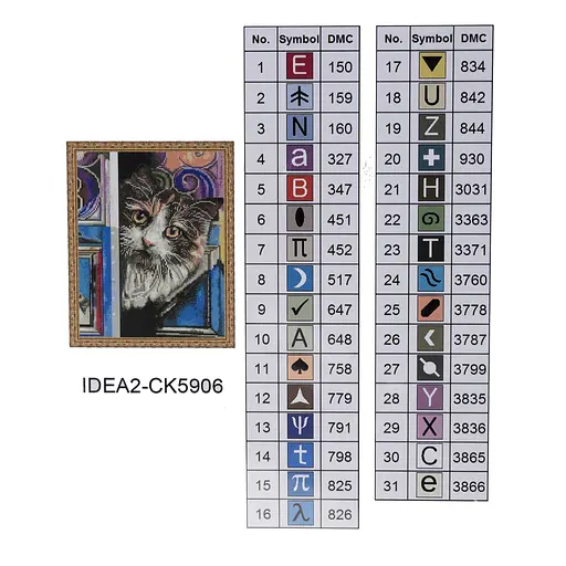 Набір з алмазною мозаїкою "Казковий кіт" 40*50 см, IDEA2-CK5906, ТМ "99IDEAS" - фото 8
