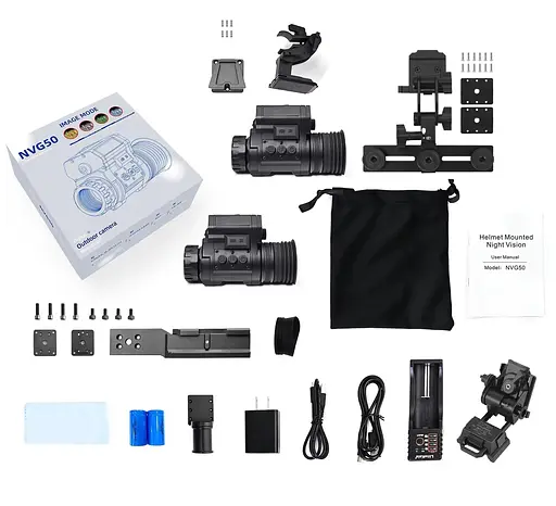 Монокуляр ночного видения NVG50 Pro + Wilcox L4G24 + мост (до 600м в темноте) - фото 10