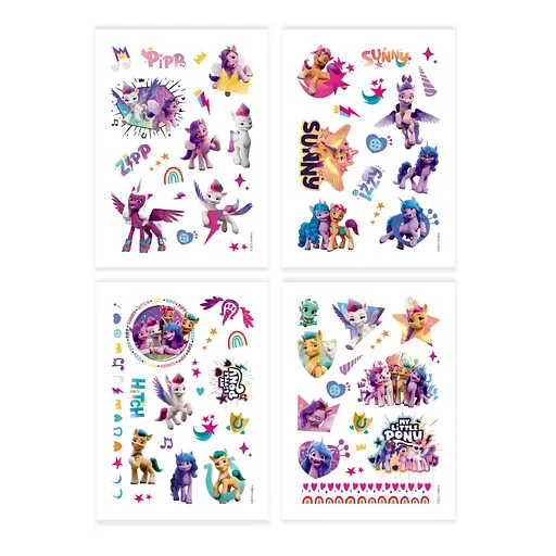 Набор детских временных татуировок "My Little Pony" DoDo Toys 200437, 4 листа - фото 3