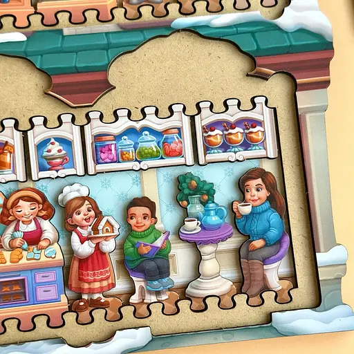 Двошаровий пазл-вкладиш "Магазин іграшок" Ubumblebees PSD304 (ПСД304) - фото 2