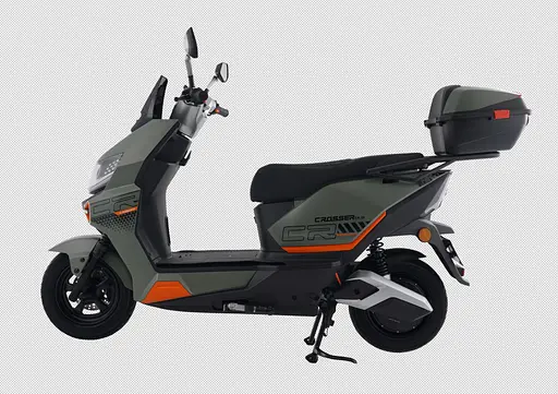 Електроскутер Двомісний Crosser CR20 (2500W, Графенова батарея 72V/24Ah) Зелений - фото 3