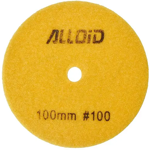Круг алмазний Alloid Building Tools Hexagon шліфувальний на липучці 100 мм зерно 100 (DD-63386) - фото 1