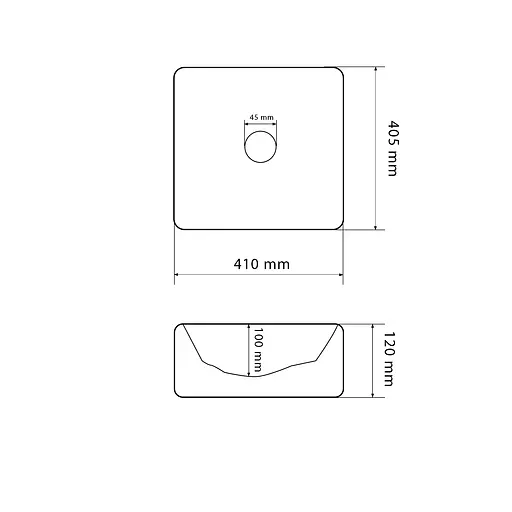 Умивальник VBI Troia white glossy накладний VBI-016400, Білий - фото 4