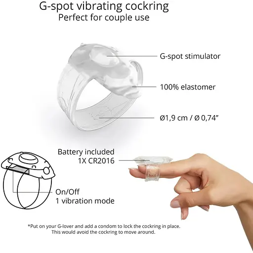 Вібронасадка на член для стимуляції точки G Love To Love G-Lover - фото 2