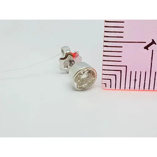 Серебряные пуссеты Qvaliz с фианитами. 902-00611 - фото 5