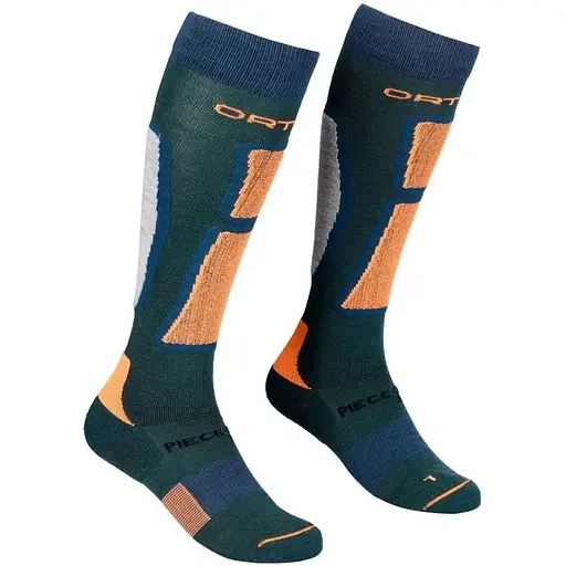 Шкарпетки Ortovox Ski Rock'n'Wool Long Socks M 42-44 Синій/Зелений (1054-025.001.0120)