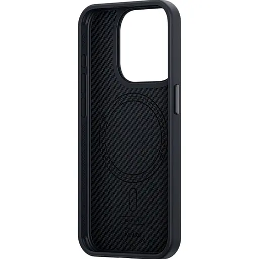 Чохол Benks Montage Armor Air Kevlar Case 600D/1500D MagSafe для Apple iPhone 15 Pro Black [135183] - фото 2