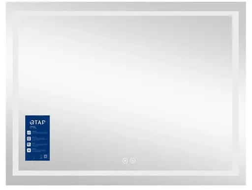 Дзеркало Qtap Mideya (MI1) прямокутне з LED-підсвічуванням Touch QT2078NCF07050W - фото 2