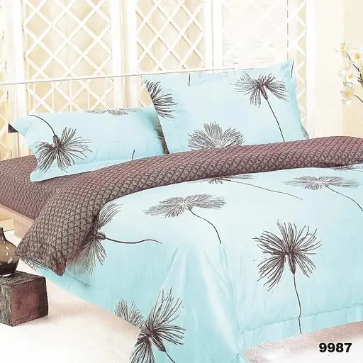 Комплект постільної білизни Viluta євро ранфорс 9987 100% бавовна - фото 1