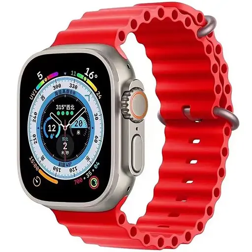 Ремешок Ocean Band для Apple Watch 38/40/41/42mm(ser.10) Красный / Red