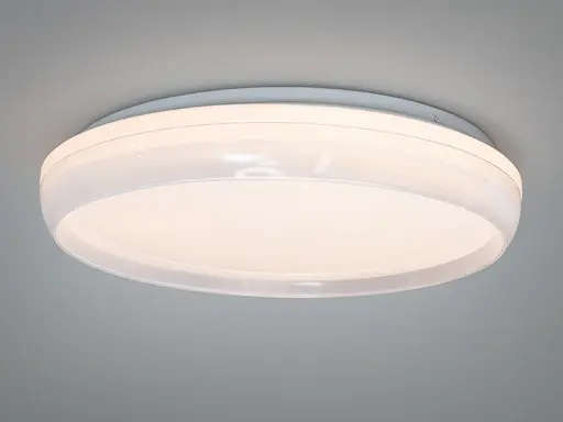 LED стельова люстра Romin біла 34 Вт до 6 м² без пульта - фото 3