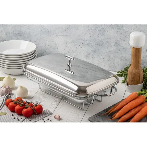 Марміт Edenberg прямокутний із жароміцного скла та кришкою із нержавіючої сталі 3 л (EB-1441) - фото 3