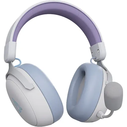 Игровые наушники Ajazz AHM08 MAX Purple/White/Blue (AHM08-MAX-PWB) [156093] - фото 2