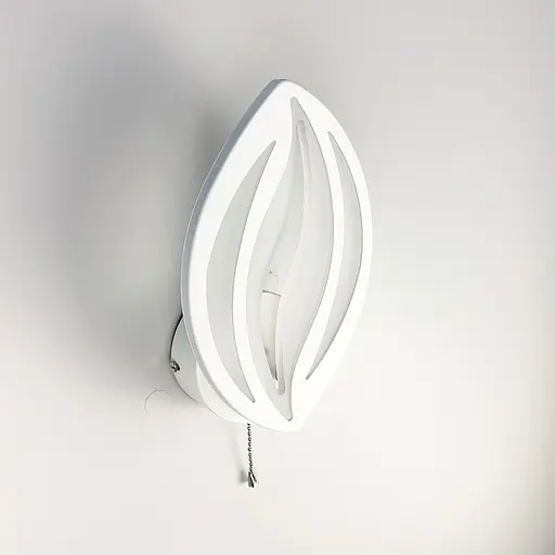 LED бра у формі пелюстки білого кольору Line F Арт. 2325/1 WT - фото 1