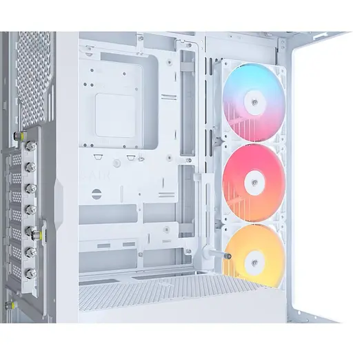 Корпус Corsair FRAME 4500X LX-R RGB из закаленного стекла, белый (CC-9011317-WW) - фото 6