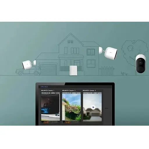 IP-камера видеонаблюдения iMiLab Spotlight Outdoor Battery Camera EC4 Set (CMSXJ31A_Gateway) - фото 8