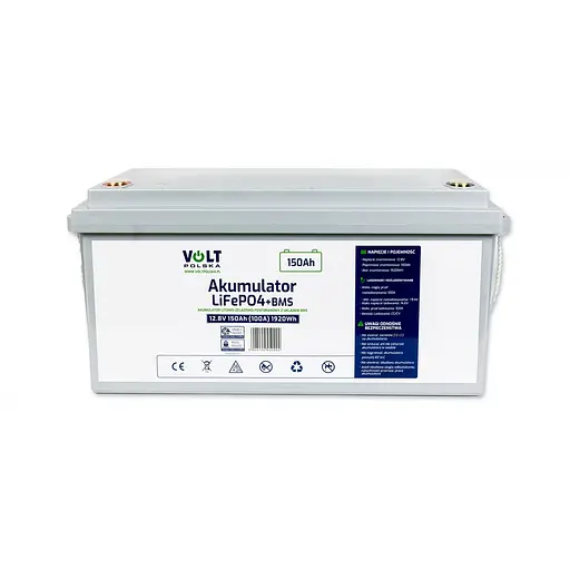 Акумуляторна батарея Volt Polska LiFePO4 12.8 В 150 Ah 150 А + BMS - фото 3