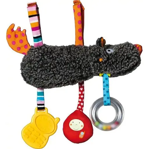 Підвісна розвиваюча іграшка Ebulobo Вовк 22 см (E10034) - фото 1