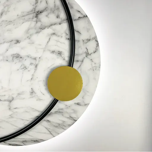 Сучасне бра з білого мармуру Line F Арт. SE06 - фото 7