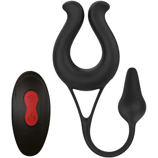 Вібратор Dreamtoys Rings of Love Remote Multi Teaser 23 см чорний