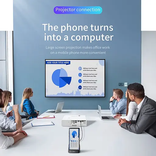 Док-станция Baseus Mate Docking Type-C Intelligent HUB (CAHUB-AT01) - фото 7