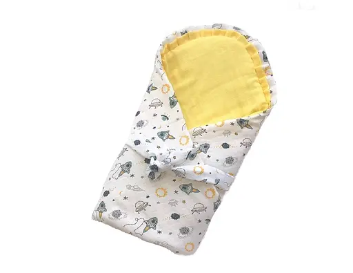 Мусліновий плед-конверт Moontime "Космос" - фото 1