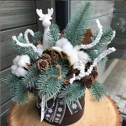 Штучна хвояHvoya гілочки ялинки для рукоділля блакитний 600 шт. - фото 2