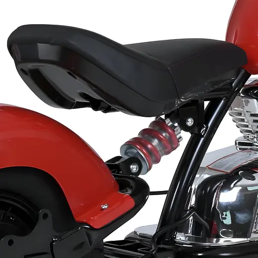 Електромобіль дитячий Мотоцикл M 6016AL-3 36V USB Bluetooth TF шкіра червоний - фото 4