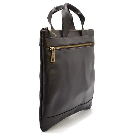 Чоловіча шкіряна сумка TARWA 34х24х1 см sum0026091 - фото 5