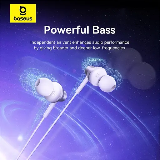 Навушники Baseus Encok HZ11 Wired Earphones Moon White - фото 15