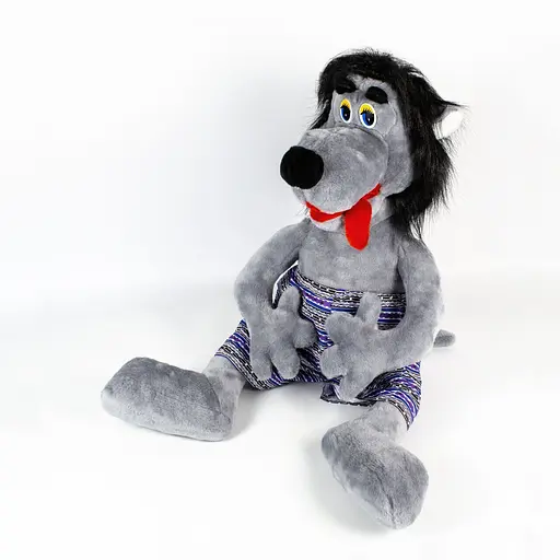 М'яка іграшка Веселий Вовк 84см