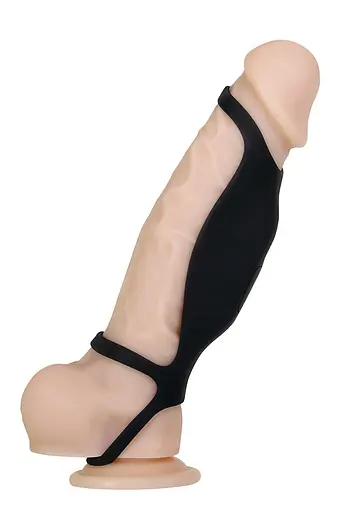 Насадка на пенис Gender X Rocketeer 15.4 см (черный) - фото 2