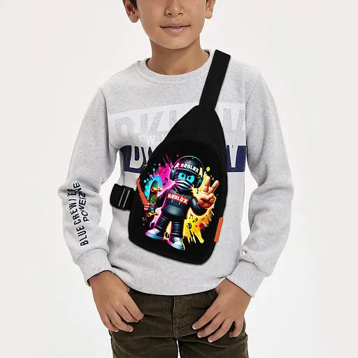 Сумка через плече дитяча Roblox 29х17 см сумка слінг для хлопчика (01990)