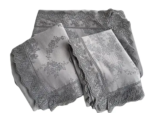 Постільна білизна Bernelle Antrasit - 9 предметів Maison D'or pbe0051125 - фото 3