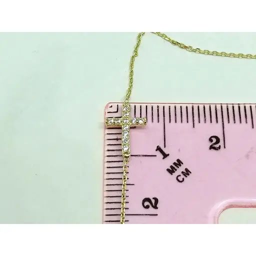 Золоте кольє Столична Ювелірна Фабрика з фіанітами. 351301Ж 45 - фото 4