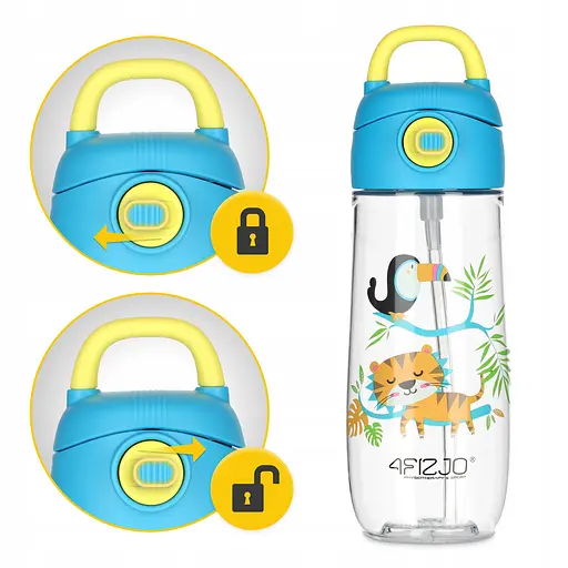 Пляшка для води дитяча 4FIZJO 550 мл Mix (P-5905973403702) - фото 7