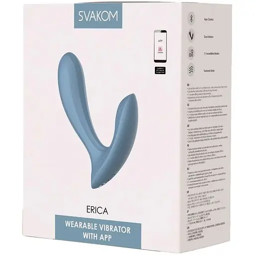 Вібратор в трусики Svakom Erica Dusty Blue - фото 8