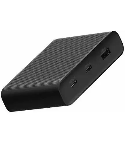 Зарядний пристрій ZMI 65W 3 порти 2C + 1 A з кабелем Type-C 1m чорний - фото 2