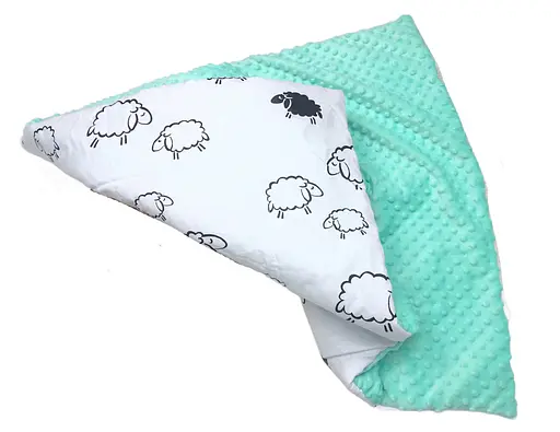 Плед з плюшем Moontime 100x80 см "Овечки" - фото 1